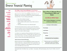 Tablet Screenshot of divorce-money.com